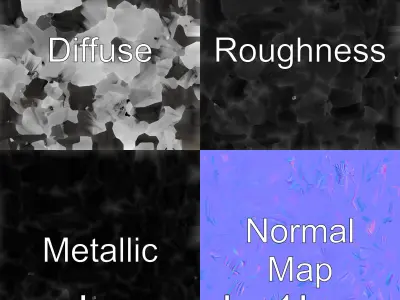 Regal Gray Percheron Horse 3D Model Low-poly 3D model