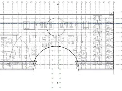 Two-storey building 3D model