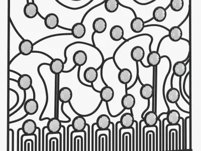 Fireplace Panel 01 3D model