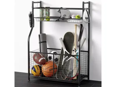 Sports set Inventory Organizer 3D model purchase