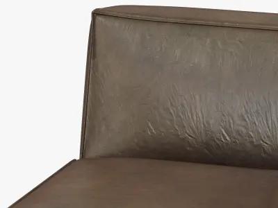 RH Modern Como Modular Corner Chair 3D model