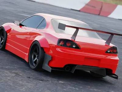 Nissan Silvia S15 Rocket Bunny 3D model