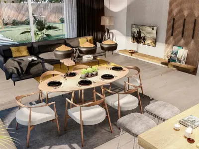 Wien House Low-poly 3D model