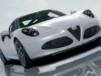 Alfa Romeo 4C- Photorealistic 3D model