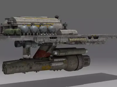 Battlestar Galactica - Flattop 3D model