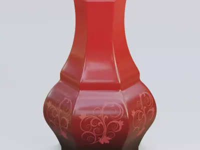 Vase30 chinese vase - chinese vase 3D model