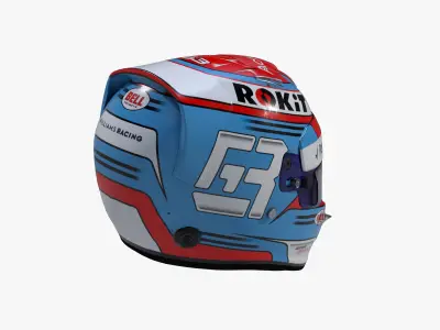 Russell helmet 2019 Low-poly 3D model