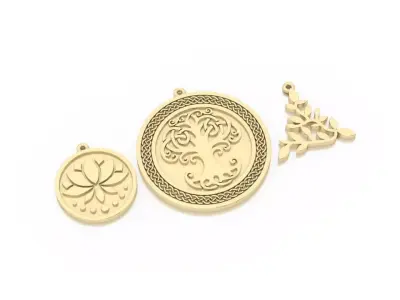 Pendants YOGA Free 3D print model