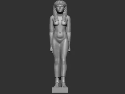 Egyptian Queen Cleopatra statue 3D print model 3D print model