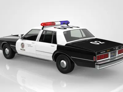 Chevrolet Caprice Classic Police 1989 3D model