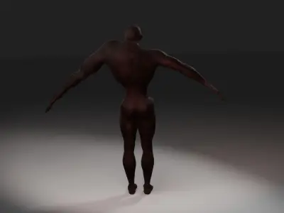 Humanoid Mutant Creature Free 3D model