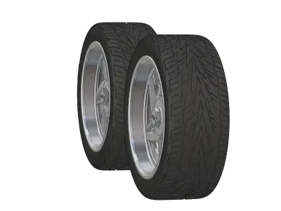 Custom wheels HRBB Speedstar for your scale model 3D print model