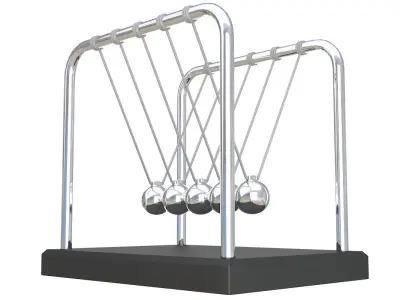 Newtons Cradle 3D model
