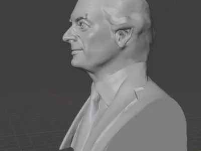 Linus Pauling 3D print model