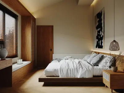 hotel rooms interior  21 3D model
