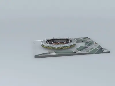 2012 Olympic Stadium Free 3D model
