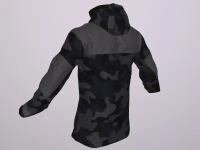 NIKE LAB JACKET PBR Low-poly 3D model