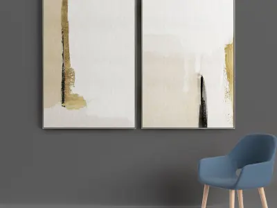 Photo Frame 133 Low-poly 3D model