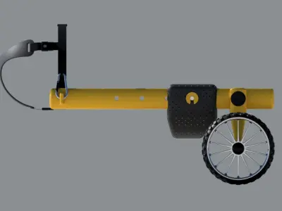 Biomedical Dog Wheelchair 3D print model