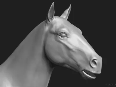 Horse  -  Highpoly Sculpture 3D model