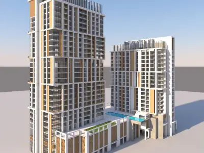 Exterior building 3D model