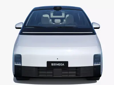 2025 Li Mega Ultra with interior 3D model