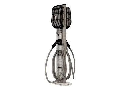 EV Charger 03 Low-poly 3D model
