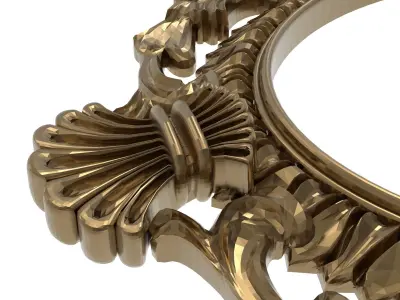 Carved Picture Frame 3D model get