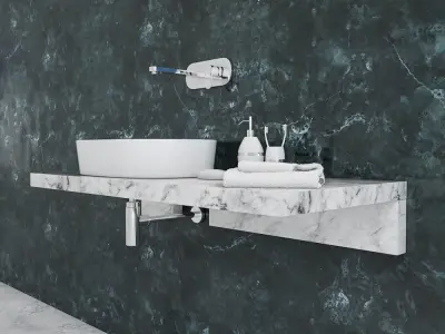 washbasin Ravak Moon 2S 3D model