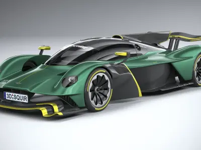 Aston Martin Valkyrie AMR Pro 2022 3D model