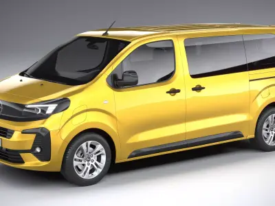 Opel Vivaro L2 Passenger 2024 3D model