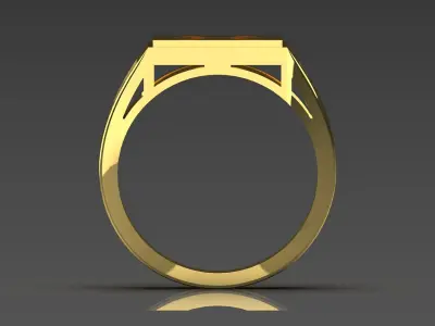 man gold ring mr0189 3D print model