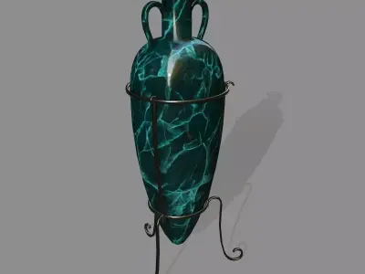 vase 5 greek Low-poly 3D model