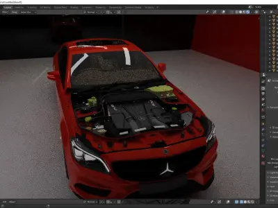 Mercedes-Benz CLS w218 3D model