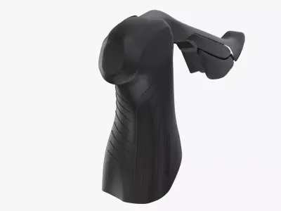 Shimano Dual Control Brake and Shift Lever GRX Di2 3D model