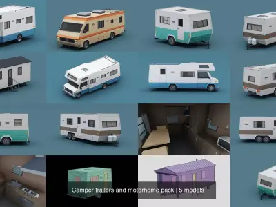 Camper trailers and motorhome pack
