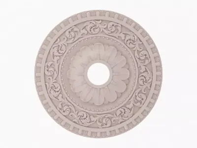 Classic Ceiling Medallion 07 3D model