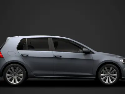 VW Golf TSI Bluemotion 5door Typ5G 2019 3D model