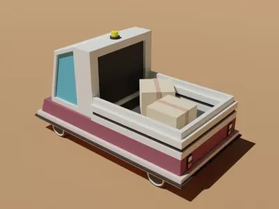 Cargo Truck Free 3D model