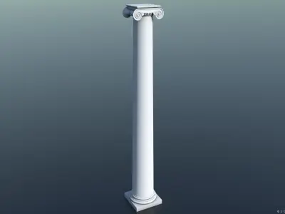 IONIC COLUMN Low-poly 3D model purchase