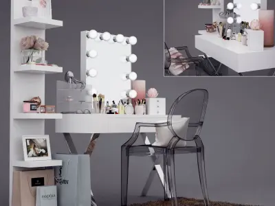 Dressing table 01 3D model