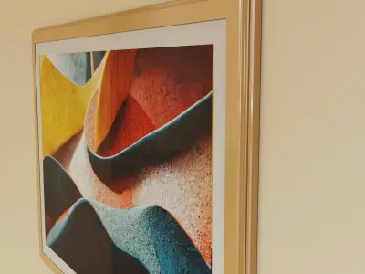 Framed Artwork Abstract Geometric 9 3D model