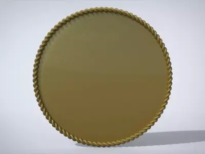 Rope mirror frame 3D print model