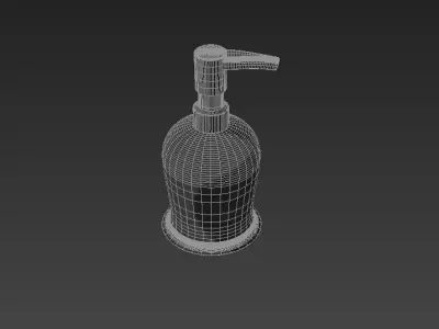 Liquid Soap Dispensers Top Sets Oval 3D model