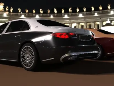 Mercedes Maybach 2022 3D model