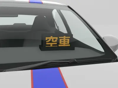 Japanese Taxi Kojin TOYOTA Crown Athlete2013 3D model