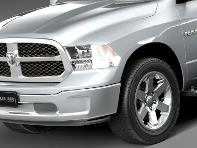 Dodge Ram HFE crew cab 3D model