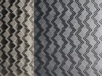 Mrf-Concrete-3dPanel-Tile01 3D model