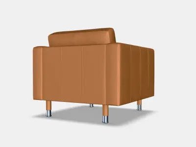 LANDSKRONA Armchair 4 Low-poly 3D model