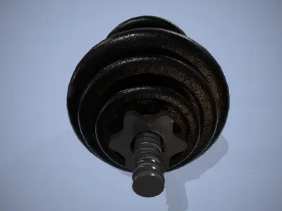 Dumbbell - gym sport equipment 3D model